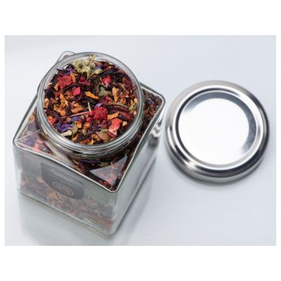 Чай ягодно-травяной, серия Bouquet, ягодный пирог, стеклянная банка-2