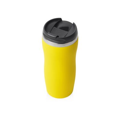 Термокружка Double wall mug C1, soft touch, 350 мл, желтый-0