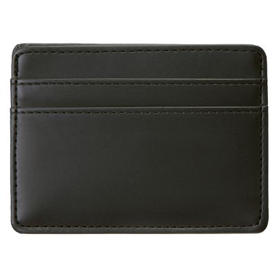 Картхолдер для двух карт и наличных денег с зажимом Crave, черный-1