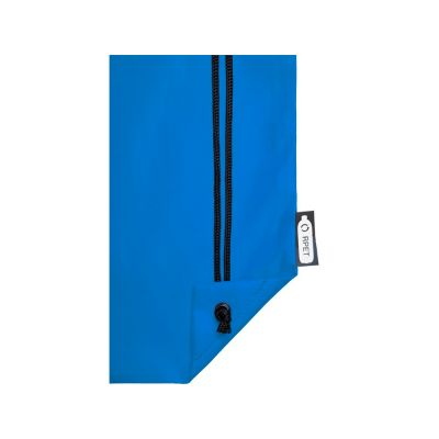 Рюкзак со шнурком Oriole из переработанного ПЭТ, process blue-4