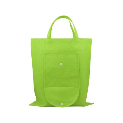 Складная сумка Plema из нетканого материала, лайм-5
