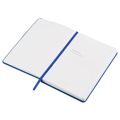 Бизнес-блокнот C2 софт-тач, твердая обложка, 128 листов, синий-2