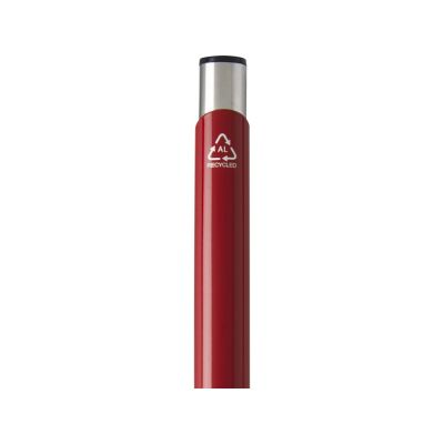 Шариковая ручка Moneta из переработанного алюминия - Красный-2