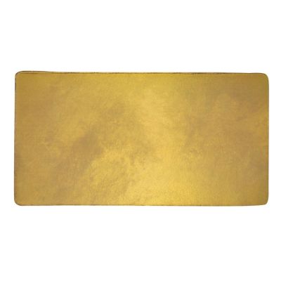 Значок металлический Прямоугольник закругленные углы, золотистый-4