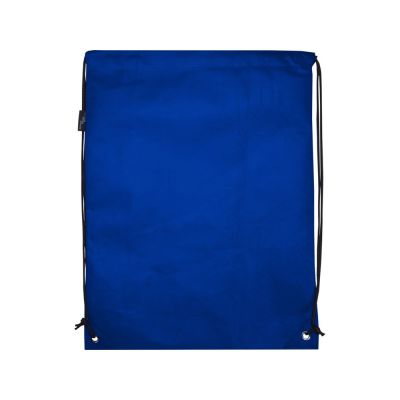 Рюкзак-мешок  на шнурке Evergreen из переработанного нетканого материала, ярко-синий-2