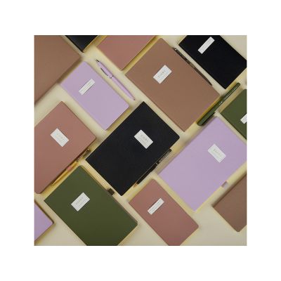 Еженедельник недатированный А6 Morandi. Пыльная роза с нашивкой, пыльно-розовый-6