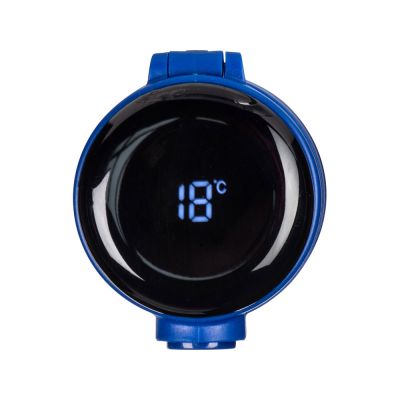 Вакуумная термокружка Waterline с медной изоляцией Bravo, 400 мл, тубус, синий-4