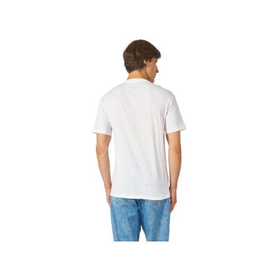 Футболка из джерси с протяжками Portofino унисекс, белый-4