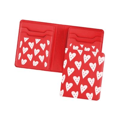 Картхолдер с отделением для наличных денег с возможностью полноцветной УФ-печати, софт-тач-0