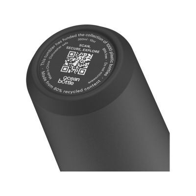 Ocean Bottle термостакан объемом 350 мл - Черный-6