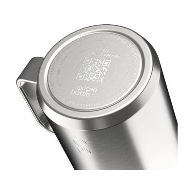 Ocean Bottle дорожная кружка-термос объемом 350 мл - стальной-4