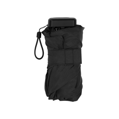 Складной cупер-компактный механический зонт Compactum, черный-8