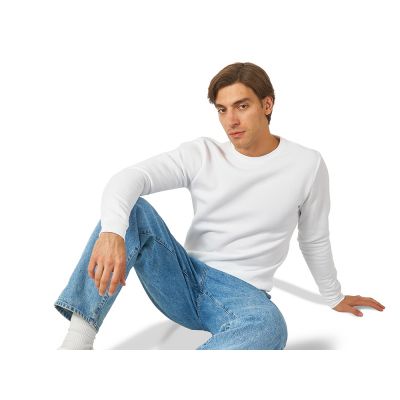 Толстовка промо London мужская, белый-1