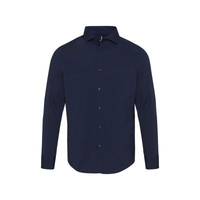 Carnelian мужская рубашка из поплина - Navy Blue-1