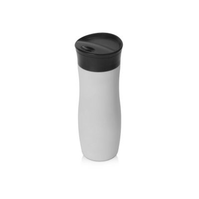 Вакуумная термокружка с кнопкой Streamline, Waterline, soft-touch, серый-1