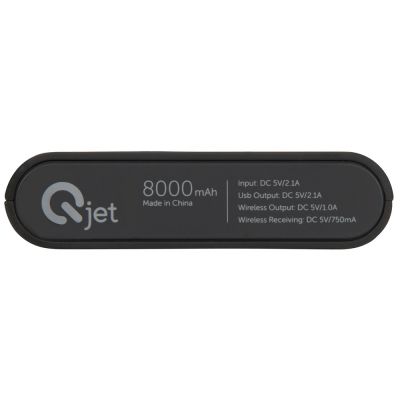 Портативный набор с беспроводным зарядным устройством (power bank) Force, 8000 mAh-8