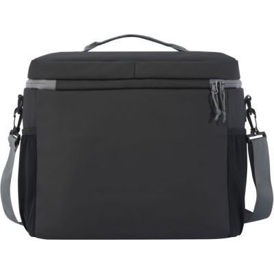 Водонепроницаемая сумка-холодильник Aqua на 20 банок, сплошной черный-2