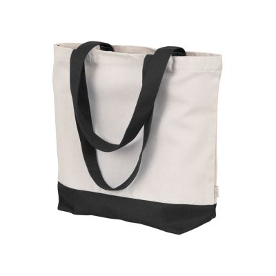 Сумка для шоппинга Cotton из переработанного хлопка 280 г, черный-0