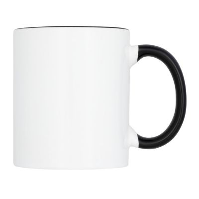 Цветная кружка Pix для сублимации, белый/черный-1