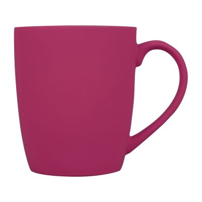 Кружка с покрытием soft-touch Tulip Gum, фуксия-1
