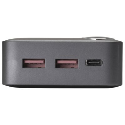 Внешний аккумулятор Mild Pro c быстрой зарядкой QC/PD, 20 000 mAh, серый-5