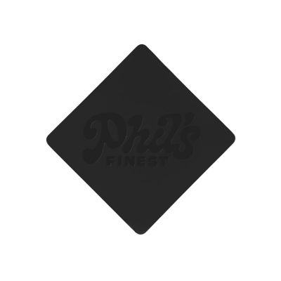 ПАТЧ РОМБ soft-touch (чёрный) 7,6 х 7,6 см-2