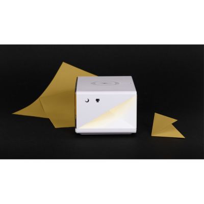 Часы с беспроводным зарядным устройством Rombica Timebox 2, белый-6