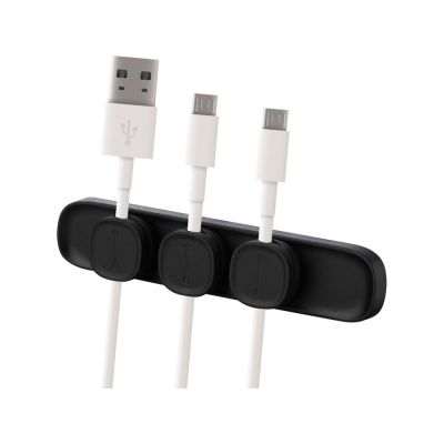 Magclick магнитный органайзер для кабелей, черный-0