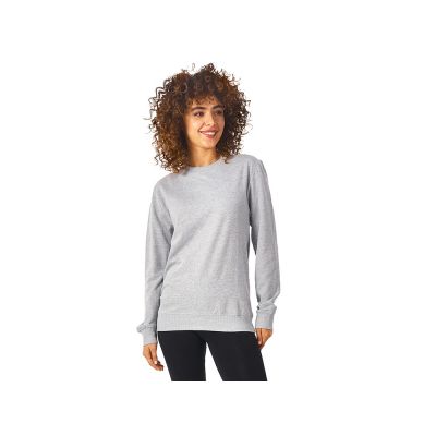 Свитшот Warsaw 220гр, унисекс, серый меланж-2