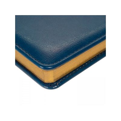 Ежедневник недатированный А6+ Sidney Nebraska, синий (золотой обрез)-3