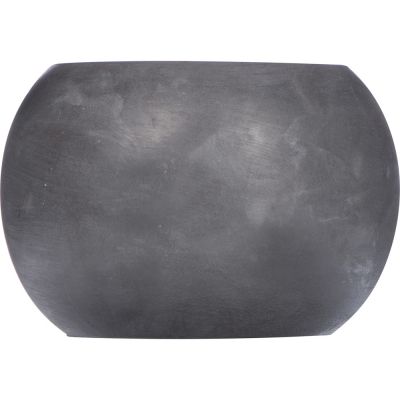 Круглая свечка в бетоне, фитиль дерево, oud wood-4