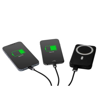 Кабель для зарядки Tres с брелоком, черный-5