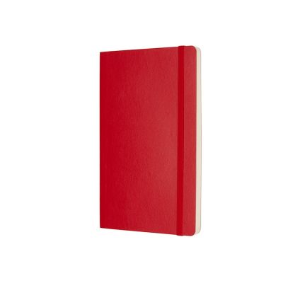 Записная книжка Moleskine Classic Soft (нелинованный), Large (13х21см), красный-0