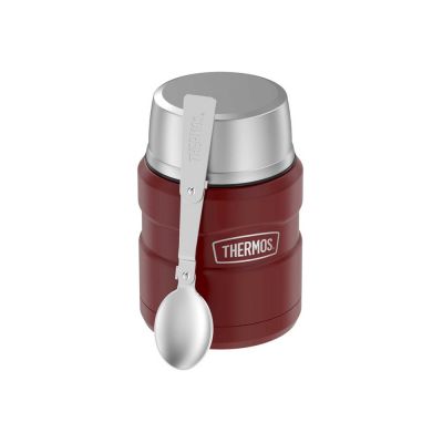 Термос из нерж. стали с ложкой тм THERMOS SK3000 MRR 0,47L-1