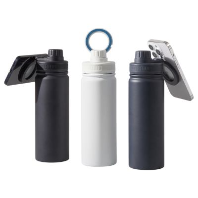 Вакуумная термобутылка с magsafe-держателем INSIDER, 600 мл, черный-12