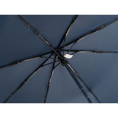 Зонт складной 5640 Guard со светоотражающим кантом, автомат, нейви-6