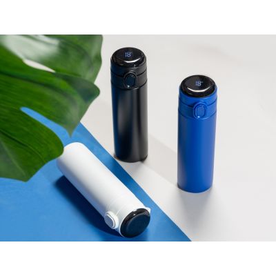 Вакуумная термокружка Waterline с медной изоляцией Bravo, 400 мл, белый (P)-14