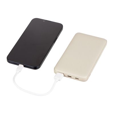 Внешний аккумулятор Reserve Pro, 10 000 mah, бежевый-1