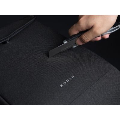 Водостойкий антикражный рюкзак Clickpack для ноутбука 15.6, черный-13