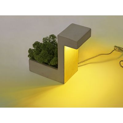 Настольная лампа из бетона Blok Lamp-2