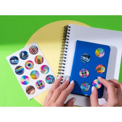 Сет объемных стикеров из эпоксидной смолы, А6-3