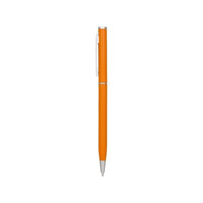 Ручка металлическая шариковая Slim, оранжевый-1
