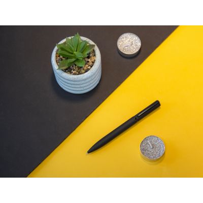 Шариковая металлическая ручка Siegfried, черный-6