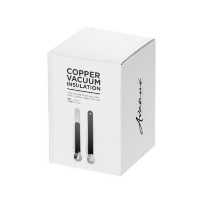 Кружка Geo с вакуумной изоляцией, белый/черный-3