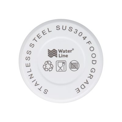 Термос с чашей и двойными медными стенками Stern, 1 л, белый-4