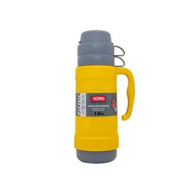 Термос со стеклянной колбой тм THERMOS PICNIC 40 Series Yellow 1,0L-0