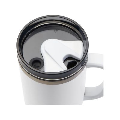 Melbourne кружка 1200 мл, сертифицированная согласно RCS, с соломинкой - Белый-4