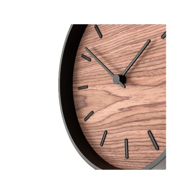 Часы настенные Tiger S, черный, орех-3