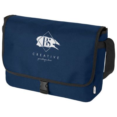 Omaha, сумка через плечо из переработанного PET-пластика, темно-синий-3