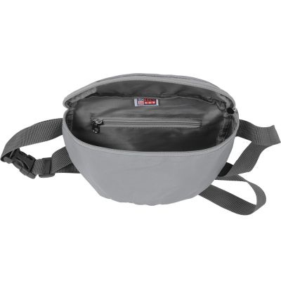 Светоотражающая сумка на пояс Reflector, серебристый-2